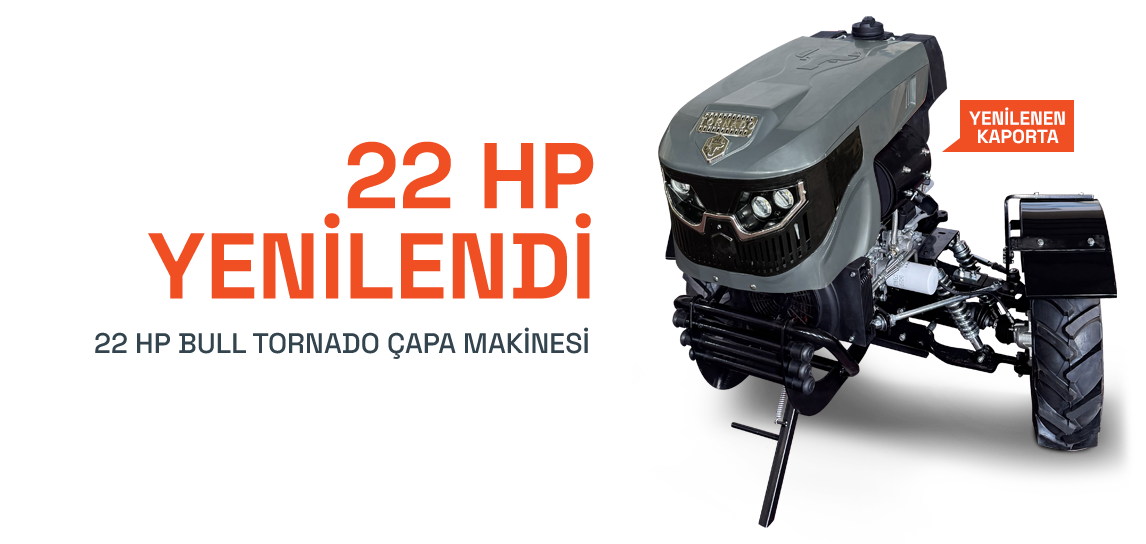 Bull Tornado 22 HP Çapa Makinesi
