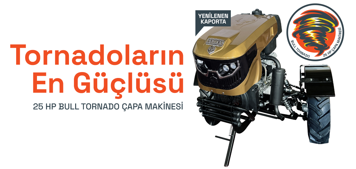 Bull Tornado 25 HP Çapa Makinesi